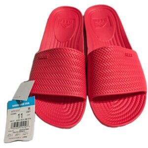 Reef Water Scout Slide Sandals Womens 11 Sunset Pink Sugarcane EVA NWT